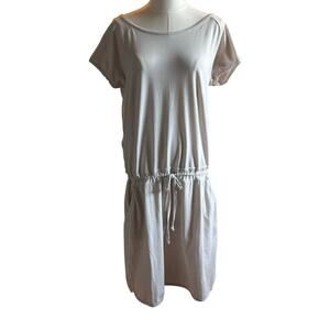 Synergy organic cotton stretchy dress XL sustainable travel soft classic